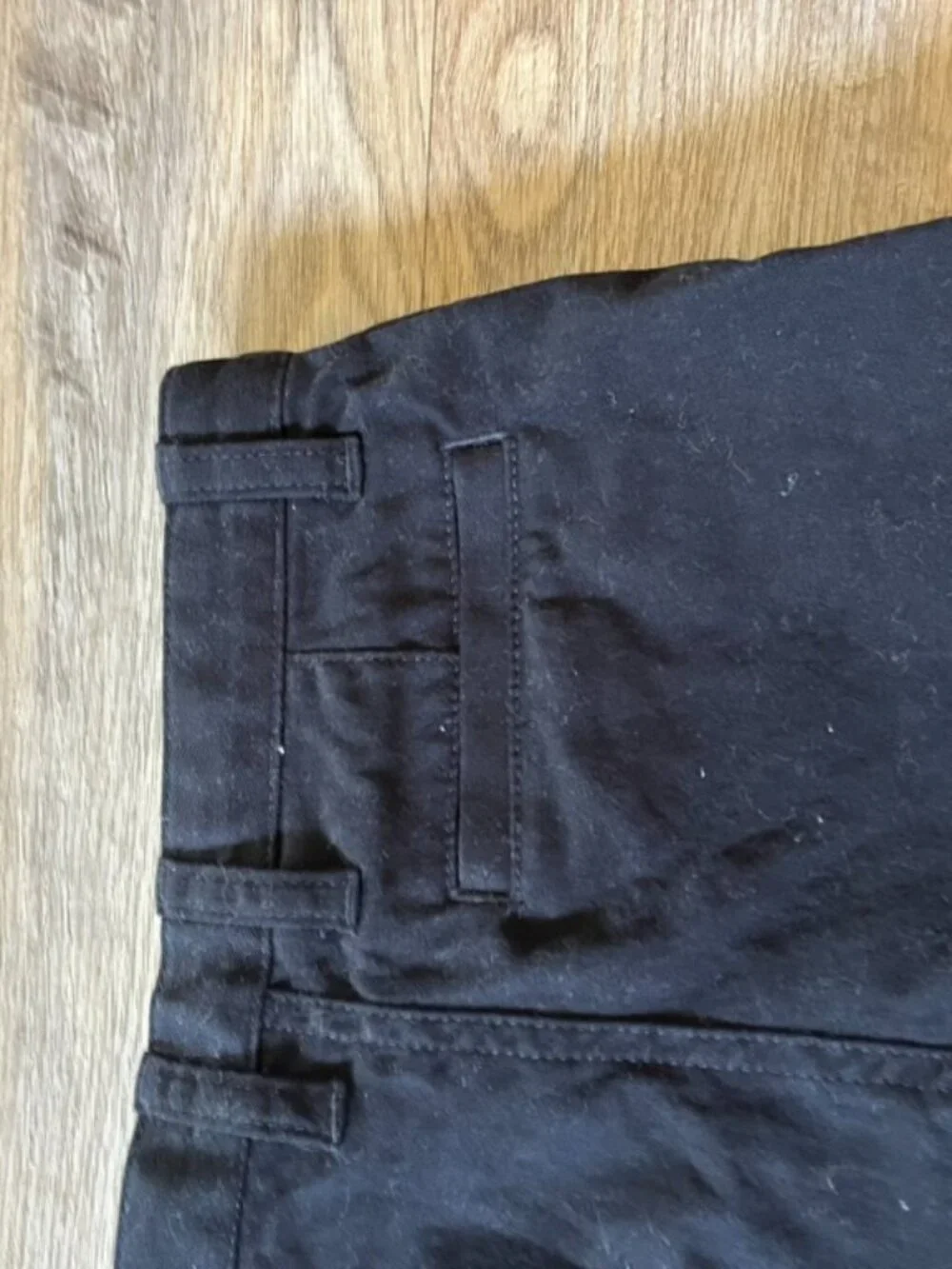 Black Stretch Cotton  Size 7Slim Fit Pants – Casual Everyday Trousers - Old Navy